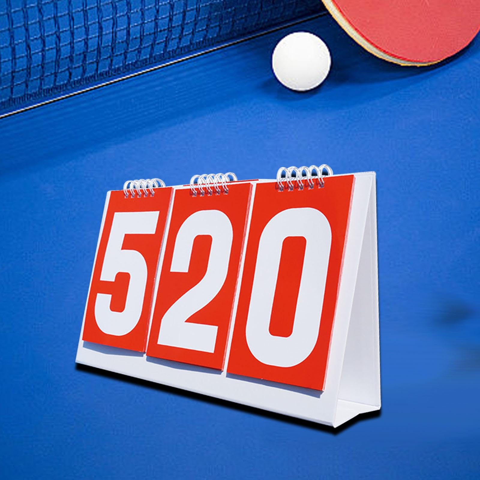 harayaa Tableau de Bord Flip Tableau de Bord Multi Sports Table 3 Chiffres Score Compteur de Score pour Le Volley-Ball Football