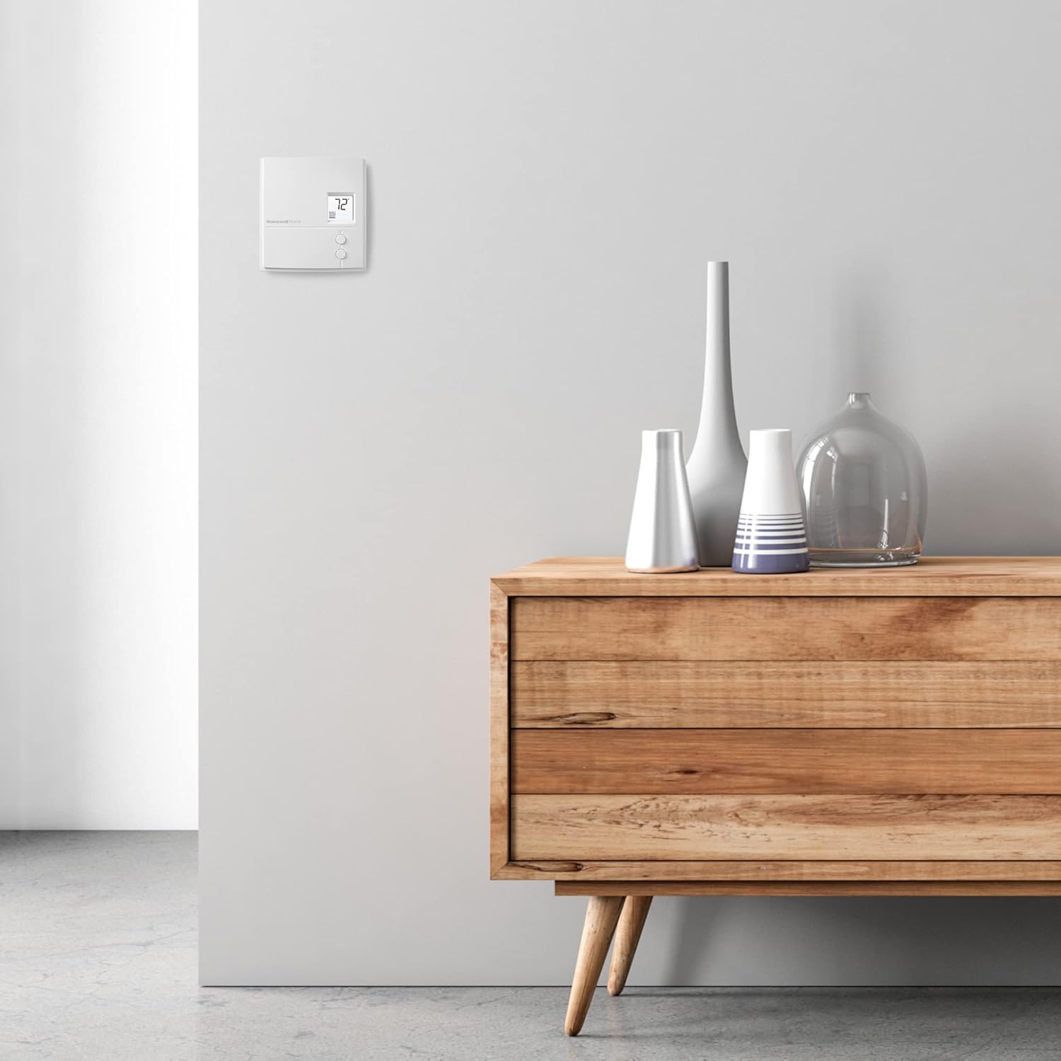 Honeywell Home RLV3150A1004 non-programmable digital electric heat thermostat for electric baseboards and convectors