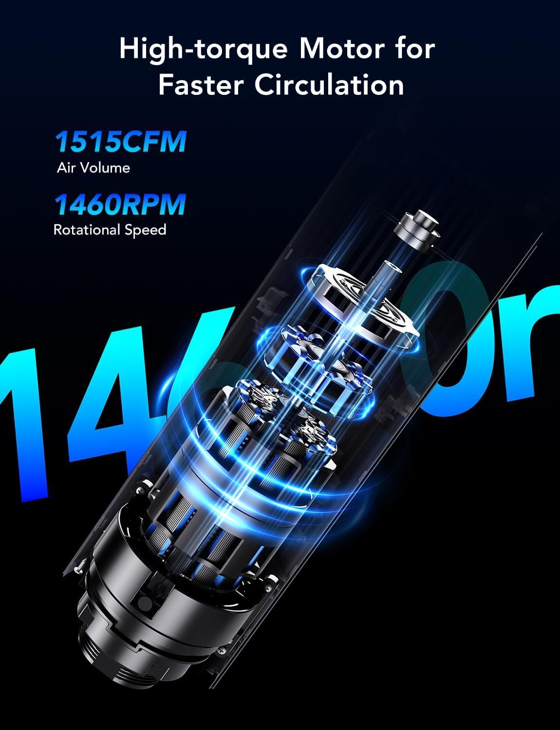 GoveeLife 42'' Tower Fan for Bedroom, Smart Floor Fans with 150° Adjustable Oscillating, APP & Voice Control, 5 Modes 12 Speeds up to 26ft/s, 24H Timer, 27dB Quiet Fan for Cooling ...