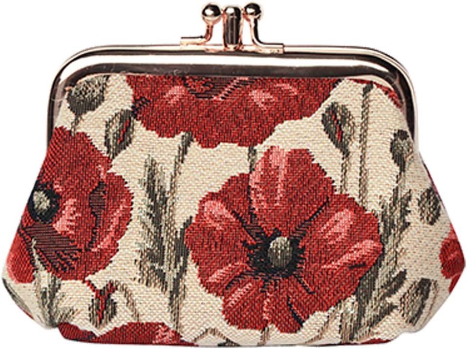 FRMP-POP | POPPY COIN CLASP FRAME PURSE WALLET
