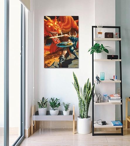 Miniatura 4 de Dungeons & Dragons - Póster de fantasíajuegos (Dragon Battle) (tamaño 24" x 36")