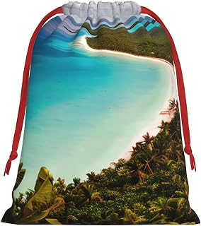 YANYU Island Of Cuba Print Convenient Drawstring Closure Gift Pouches Daily Storage Organization Easy Clean