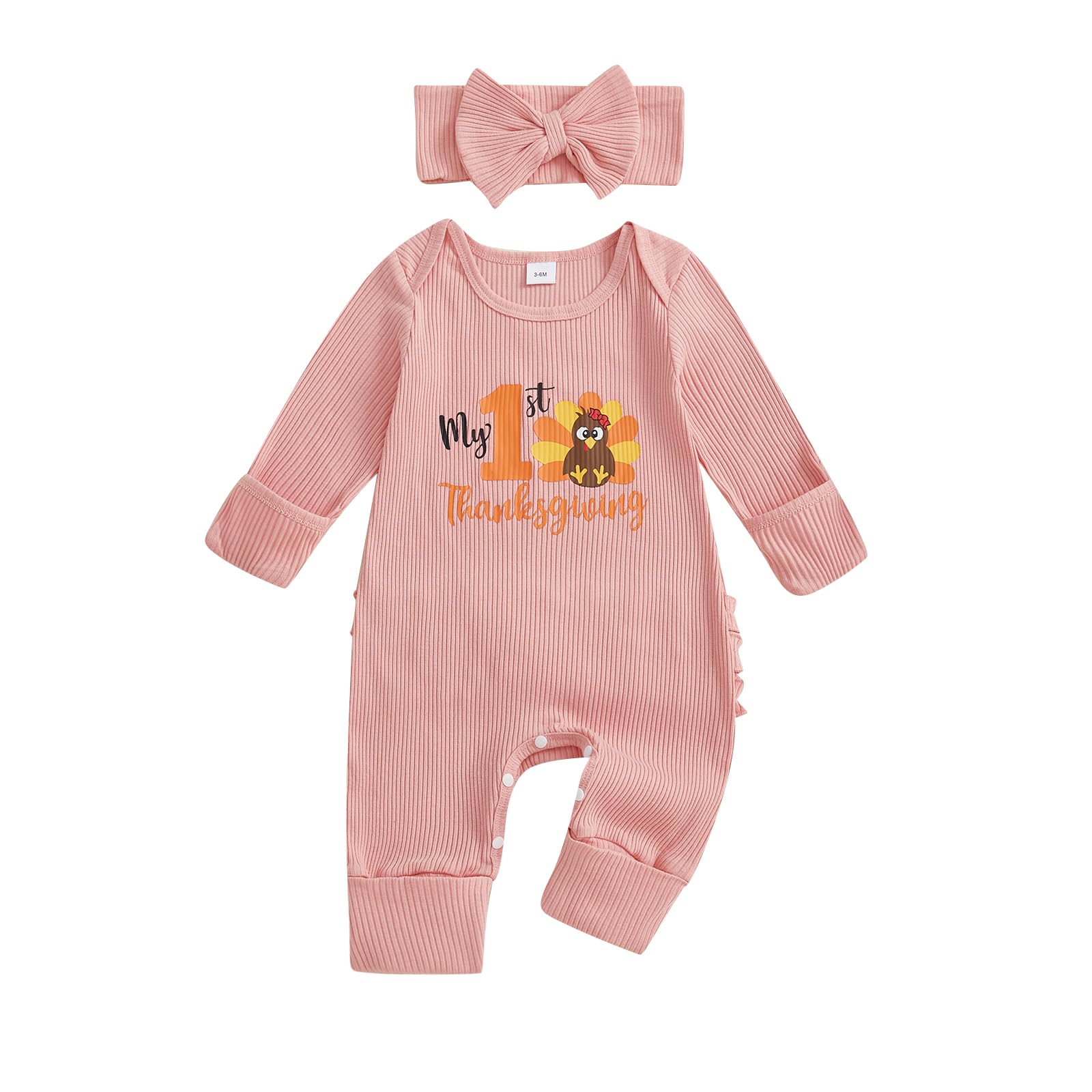 citgeett Turkey Romper Jumpsuit