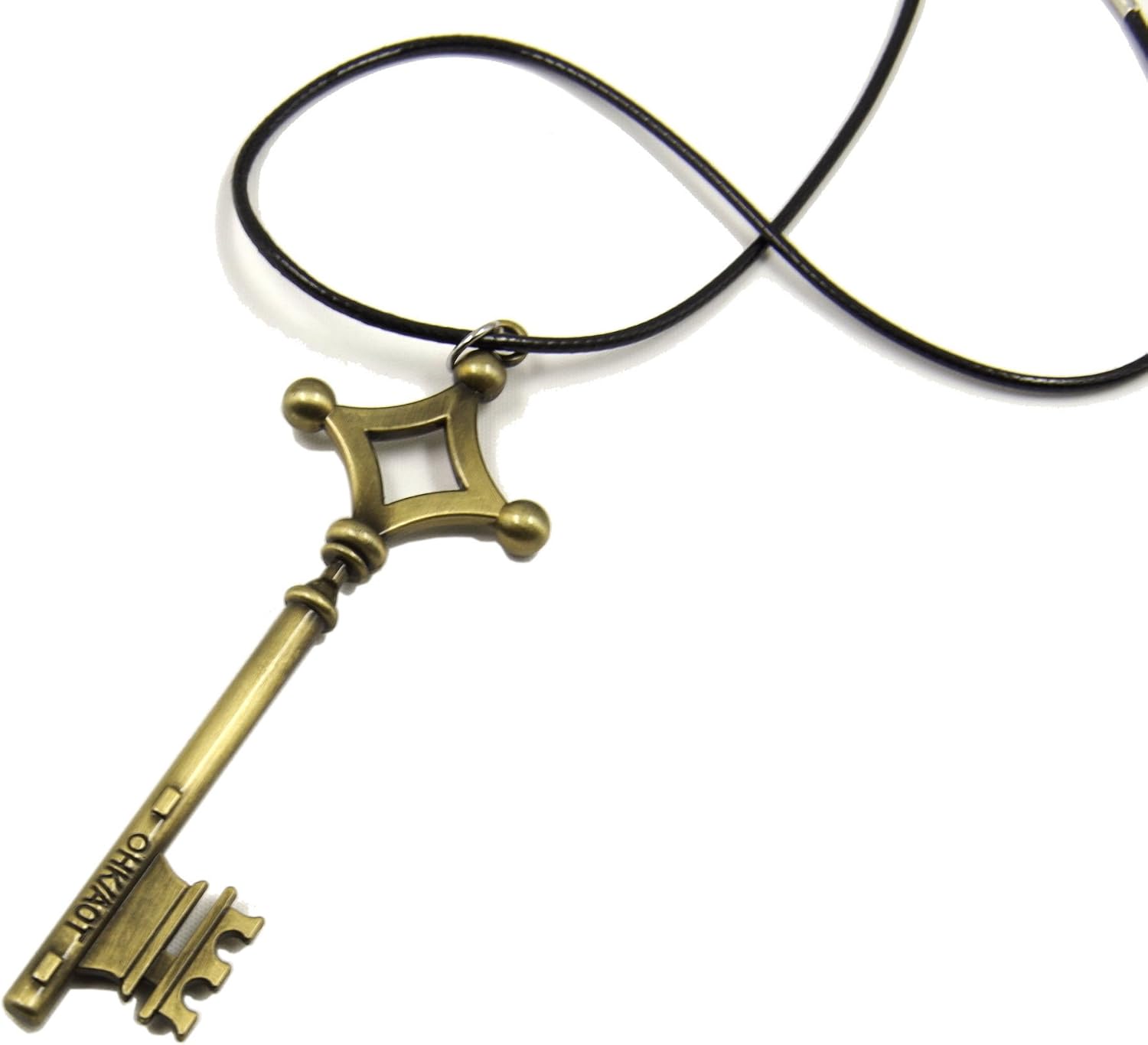 Shingeki No Kyojin Attack on Titan Cosplay Eren Jaeger Key Necklace Pendant