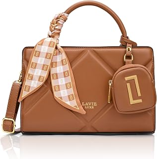 Lavie Luxe Women's Quaro26 Horizontal Small Satchel Handbag | Satchel Bag for Work | Ladies Purse | Stylish Shoulder Bag |... Price In India