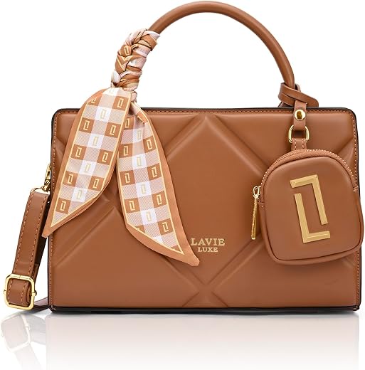 Lavie Luxe Women's Quaro26 Horizontal Small Satchel Handbag | Satchel Bag for Work | Ladies Purse | Stylish Shoulder Bag |...