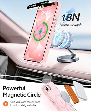 FNTCASE for iPhone 17e/ iPhone 16e Case, Fit for Magsafe, Screen Protector