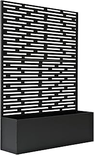 16 Backyard Privacy Ideas to Block Views and Feel Secluded 53 Oakland Living 6 ft. X 4 ft. Black Freestanding Metal Privacy Screen Roo...