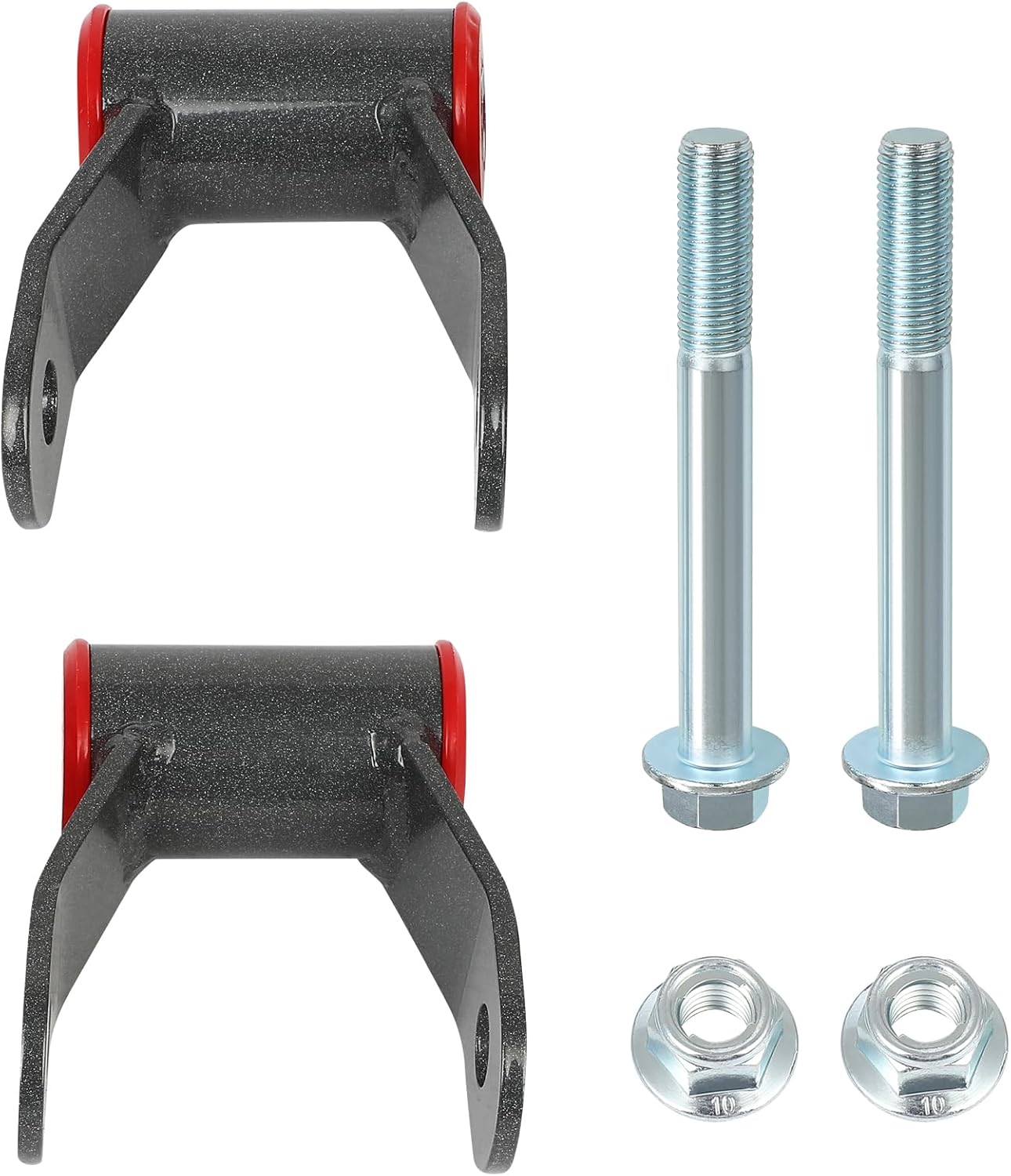 SCITOO 2" Rear Drop Lowering Shackles Kit 1998-2011 for Ford Ranger Durable Leaf Spring Accessory Suspension Bracket Replacement 710520