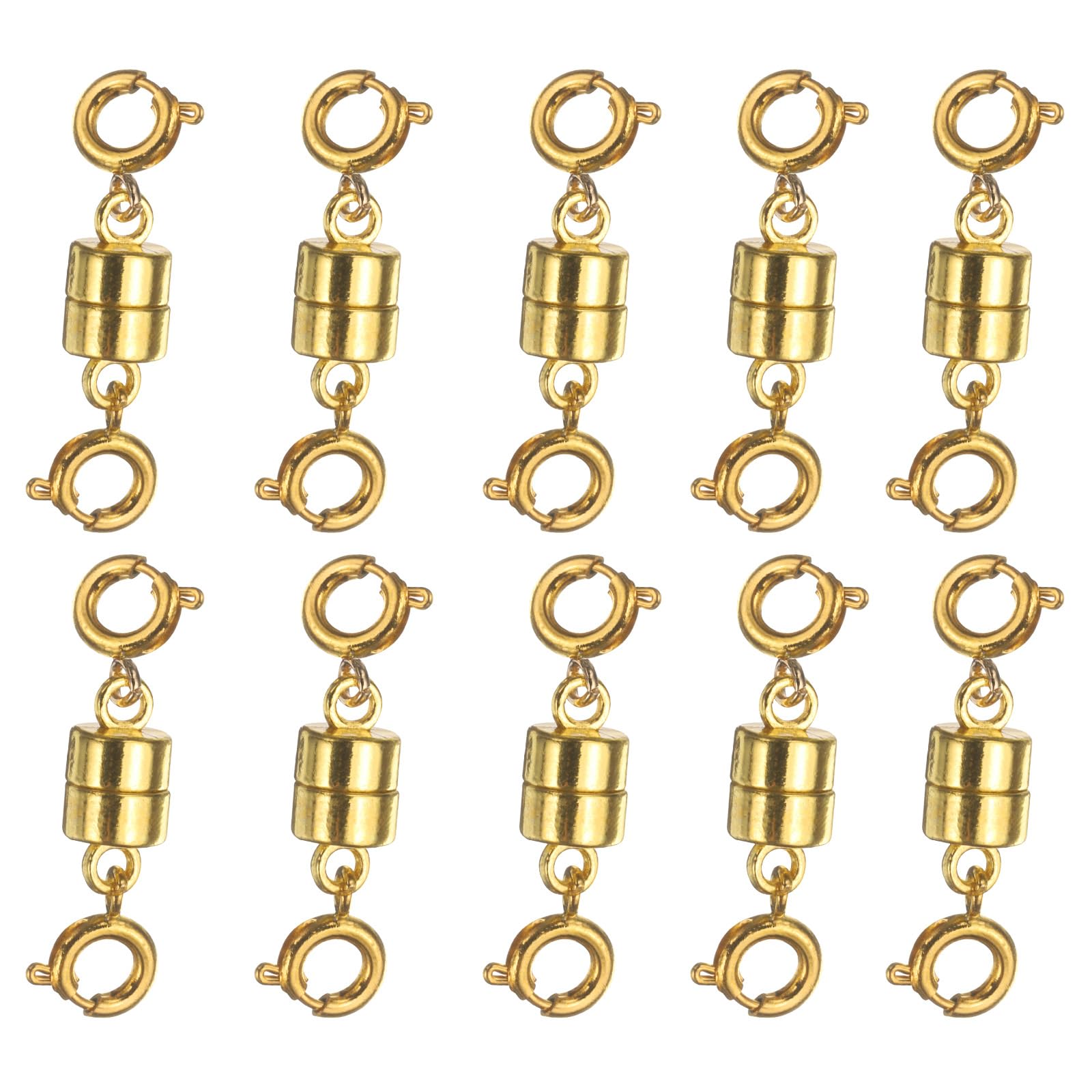 Fermoirs magnétiques doubles pour réparer et attacher un collier facilement