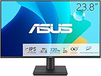 ASUS VA249HG 24" 120Hz IPS Gaming Monitor - Frameless Full HD, Adaptive-Sync, 1ms MPRT, Eye Care Blue Light Filter