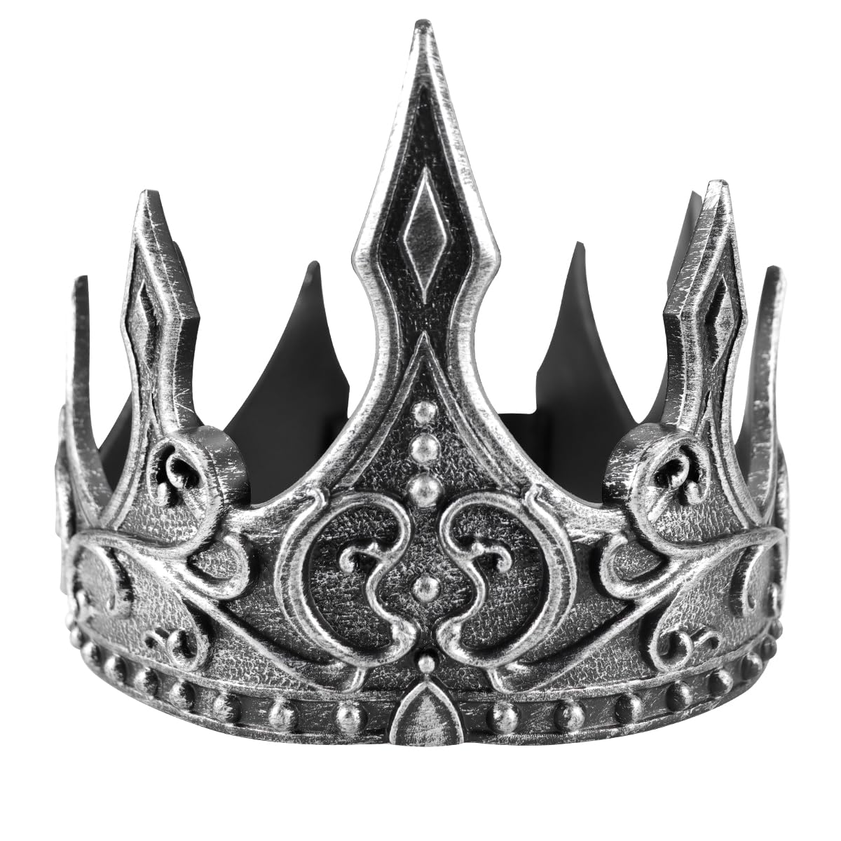 LNQ LUNIQI Royal King Crown PU Foam 3D Royal Medieval Crown Headband for Cosplay Crown Headdress Prop Party Favors