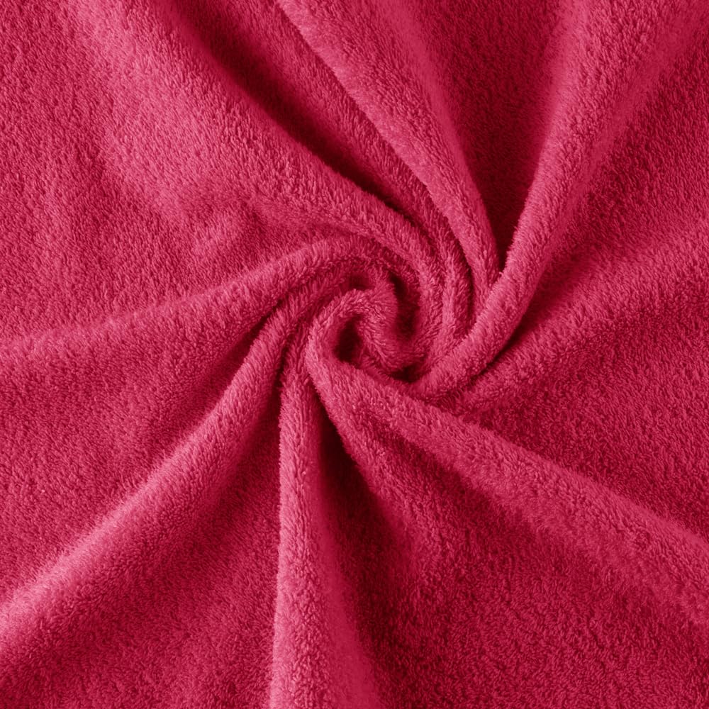 Top Towel - Premium - Duże ręczniki kąpielowe - Ręczniki kąpielowe - 2 ręczniki do twarzy lub bidetu - 30 x 50 cm - 100% bawełna - 600 gramów - Fuscia
