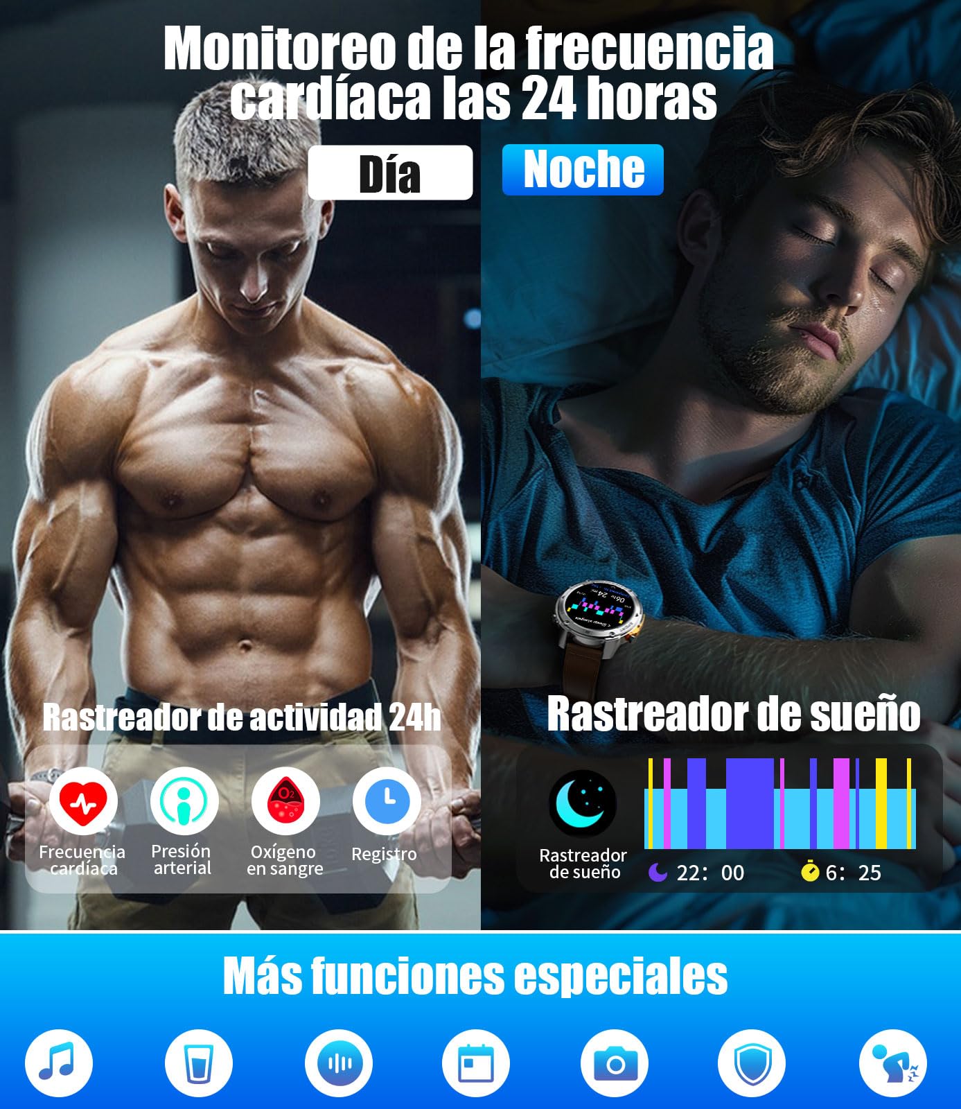 LIGE GPS Smartwatch Uomo Militare, 1.43" AMOLED Orologio Smartwatch Uomo con Chiamata e Risposta, 500mAh, SpO2 /Sonno/Cardiofrequenzimetro, 170+ Modalità Sportive Activity Tracker per Android iOS