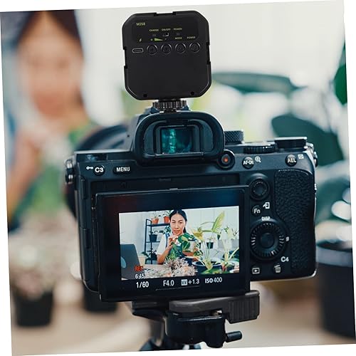 Miniatura 2 de Luz de relleno para cámara, montaje en trípode, luz de video LED recargable, luz de video RGB, iluminación de fotografía, luces de cámara para