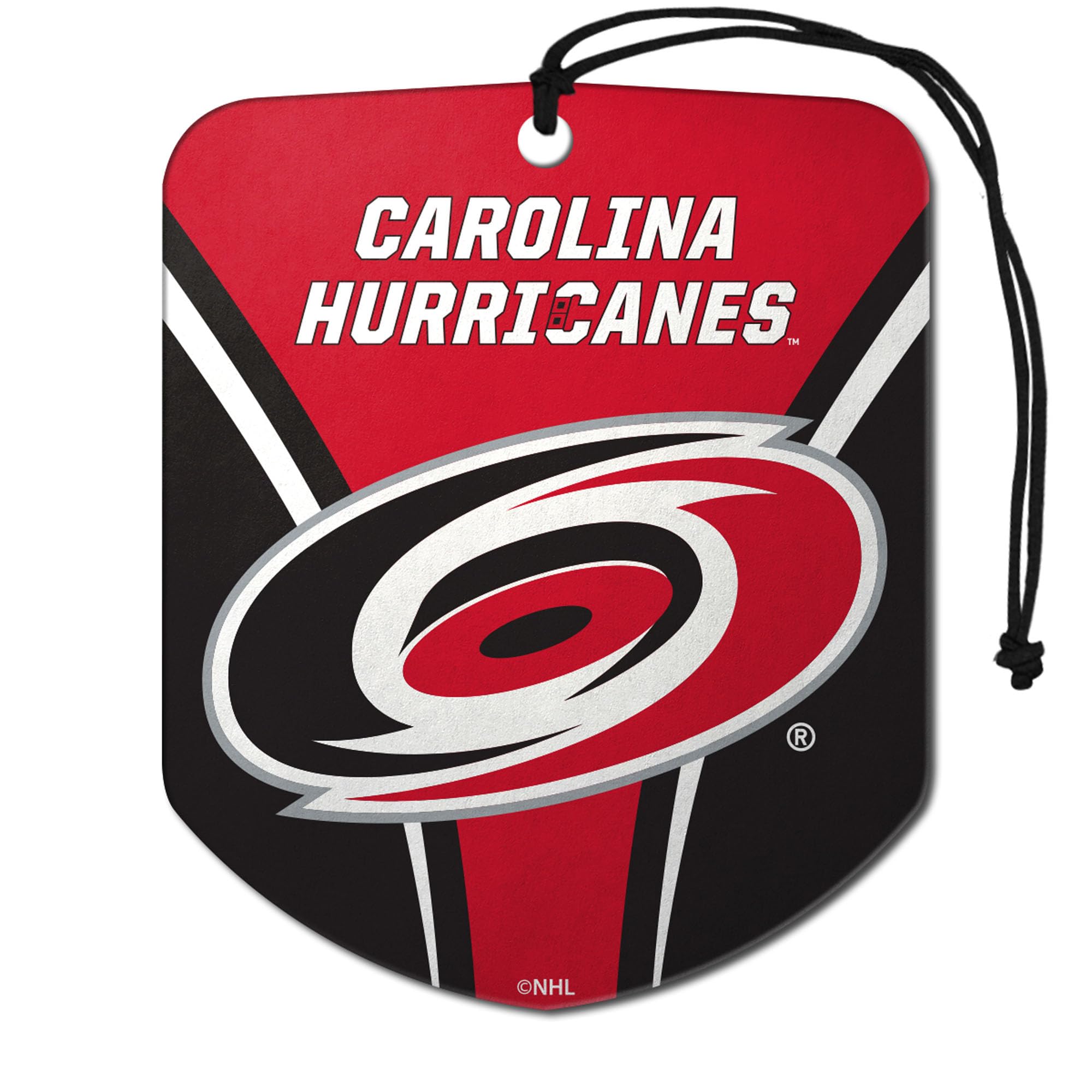 NHL - Carolina Hurricanes 12 Air Freshener 2pks | Red | 2.75” x 3.5” | Primary Logo