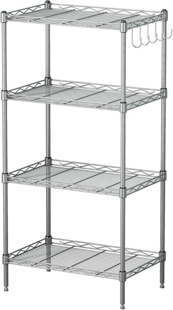 Amazon｜Luckycoco ラック 収納 棚 スチールラック 幅45×奥行30×高さ