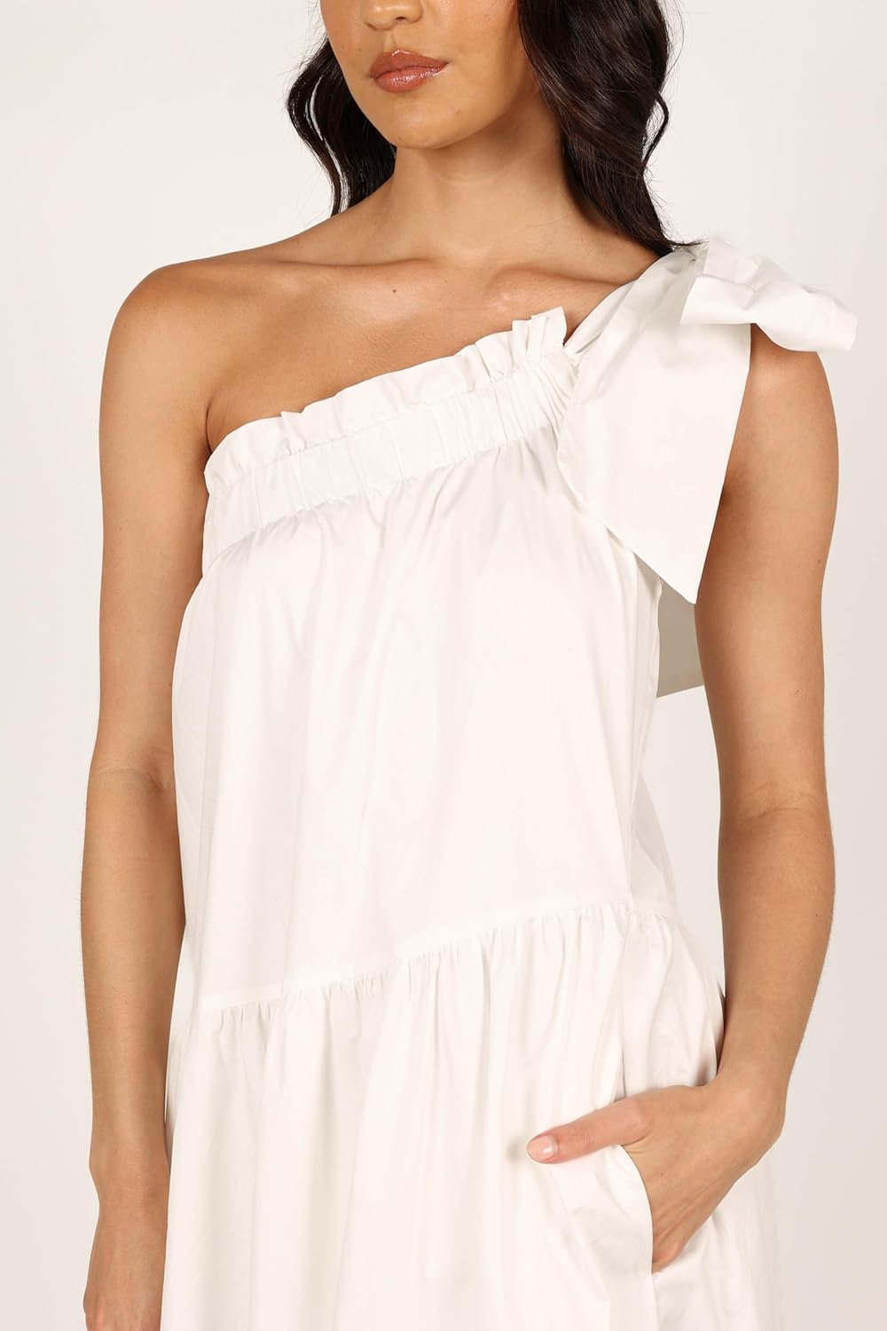 Petal & Pup Women's Ava One Shoulder Maxi Dress