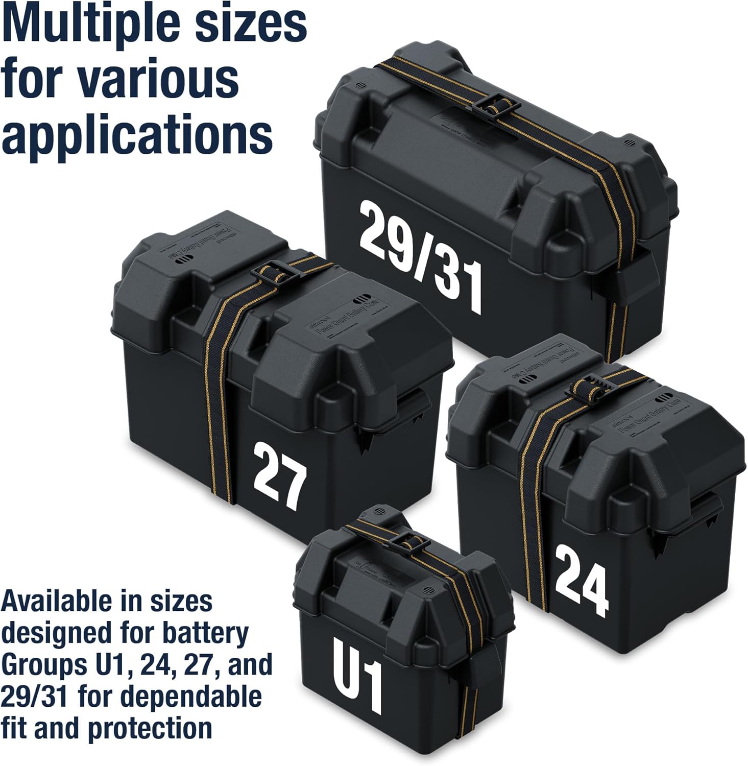 Attwood Group 24 Vented Marine Battery Box image 2