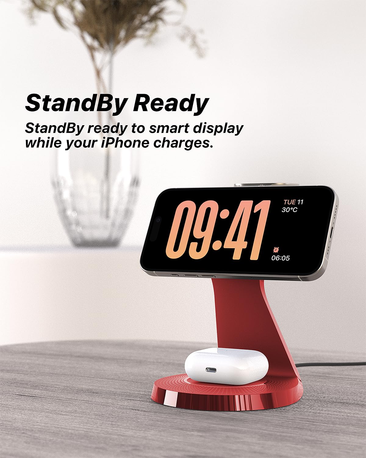 Amazon.co.jp: Appleデバイス用3イン1充電ステーション、Mag-Safe充電