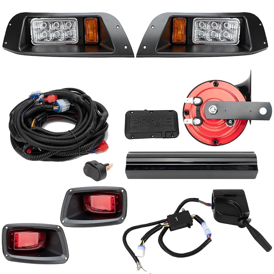 兎仔 éloge the Travel kit NOKINS Deluxe Plus LED Light Kit Fit EZGO TXT 1996-2013 Gas