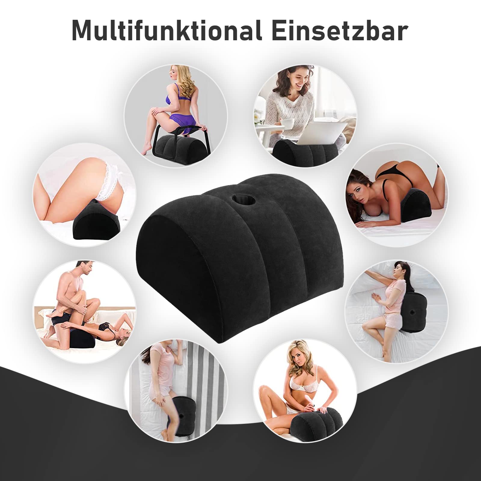 Cuscino per Posizioni Sesso Dadi del Sesso Giochi Sesso per Coppie Adulte Giocattoli del Sesso Supporto per Dildo Cuscino Sessuale per Donne Punto G Cuscino Gonfiabile del Sesso Reifen