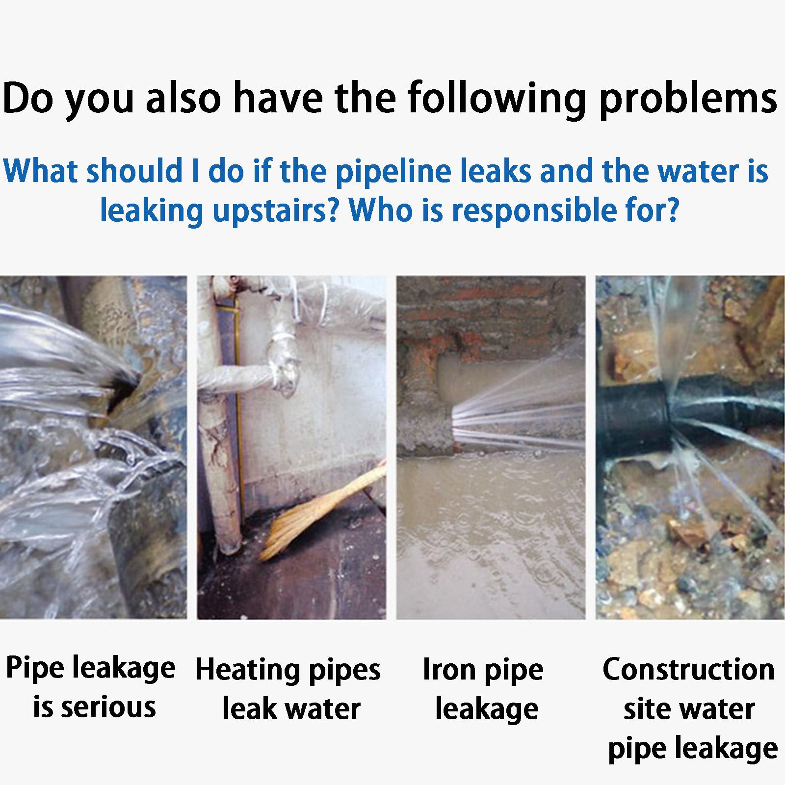 Wasserleck Erkennung im Innenbereich, Professioneller Unterirdischer Rohrwasser Monitor, Leckortung, Geeignet für Heizungsunternehmen, Immobilienunternehmen