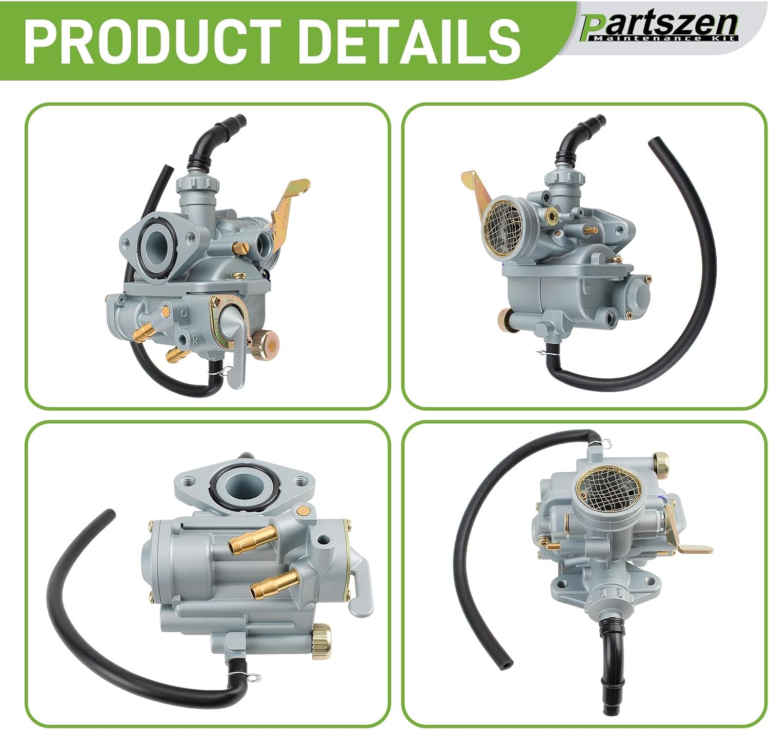CT70 Carburetor for Honda CT70H CT 70 KO 1969-1977 Trail Bike Carb with Fuel Filter