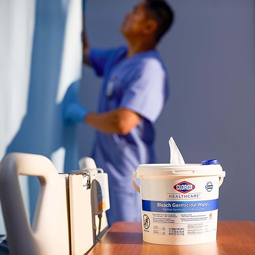 Miniatura 5 de Clorox 30358 Paquete de 110 toallas germicidas con lavandina para el cuidado de la salud 1 Blanco 1