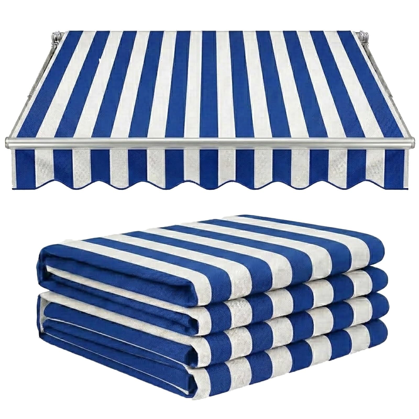 Auvent rétractable terrasse protection UV store extérieur ajustable arrière-cour