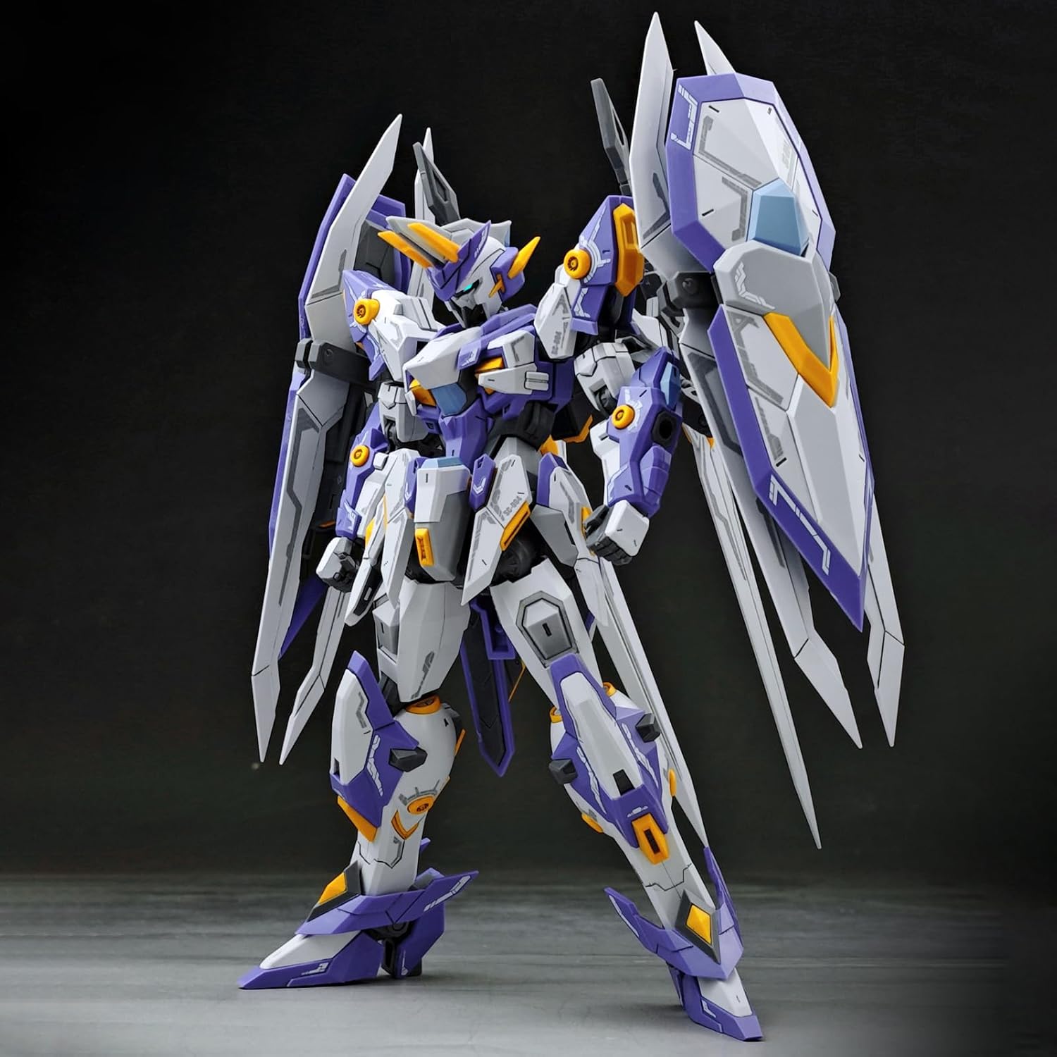 Pipigirl 1:144 Plastic Action Figures Kits, Divine Invoker Percival, 6.3 in Mecha Model, Easy to Assemble