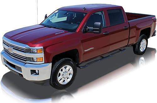 Miniatura 5 de Raptor Series 1607-0195B (04-15) Nissan Titan Extended Cab/King Cab 5" OE Style Curvo Negro Oval Escalones