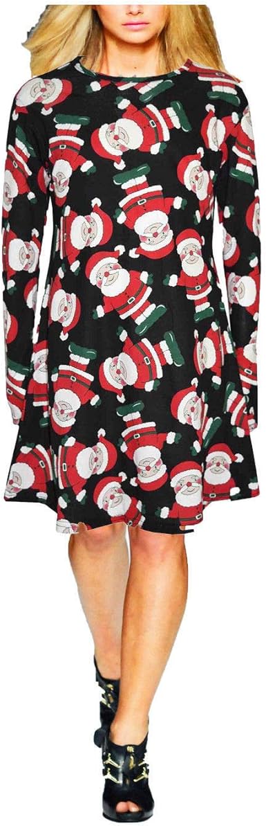 girls christmas swing dress