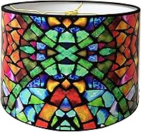 Vista 38 de Royal Designs, Inc. Pantalla de Tambor Decorativa de Moda Hecha a Mano, Hecha en EE.UU., 10 pulgadas, HBC-8028-10, Camello de Dos Tonos