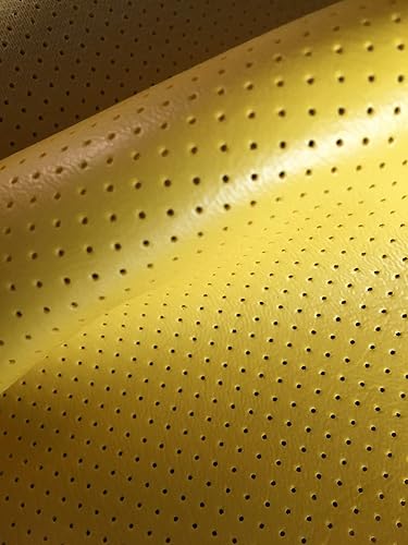 Miniatura 3 de LUVFABRICS Agujeros totalmente perforados de grado marino tapicería hospitalidad automotriz imitación cuero vinilo tela (rojo oscuro)