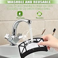 Vista 5 de Filtro de repuesto para aspiradora Bissell CleanView 2492 2488 2486 2494 2487 2492 2491 2484 PowerClean Rewind para mascotas, 4 espuma + fieltro + 2