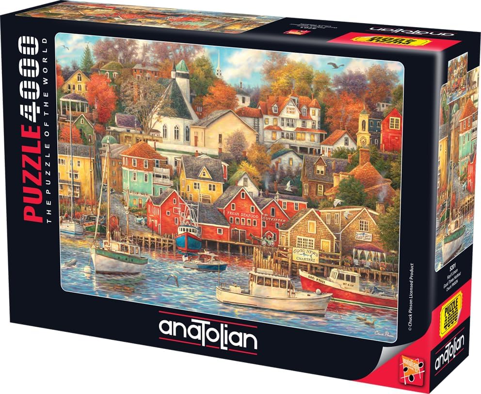 Miniatura 2 de Anatolian Puzzle - Puerto de buenos tiempos, rompecabezas de 4000 piezas, #5201