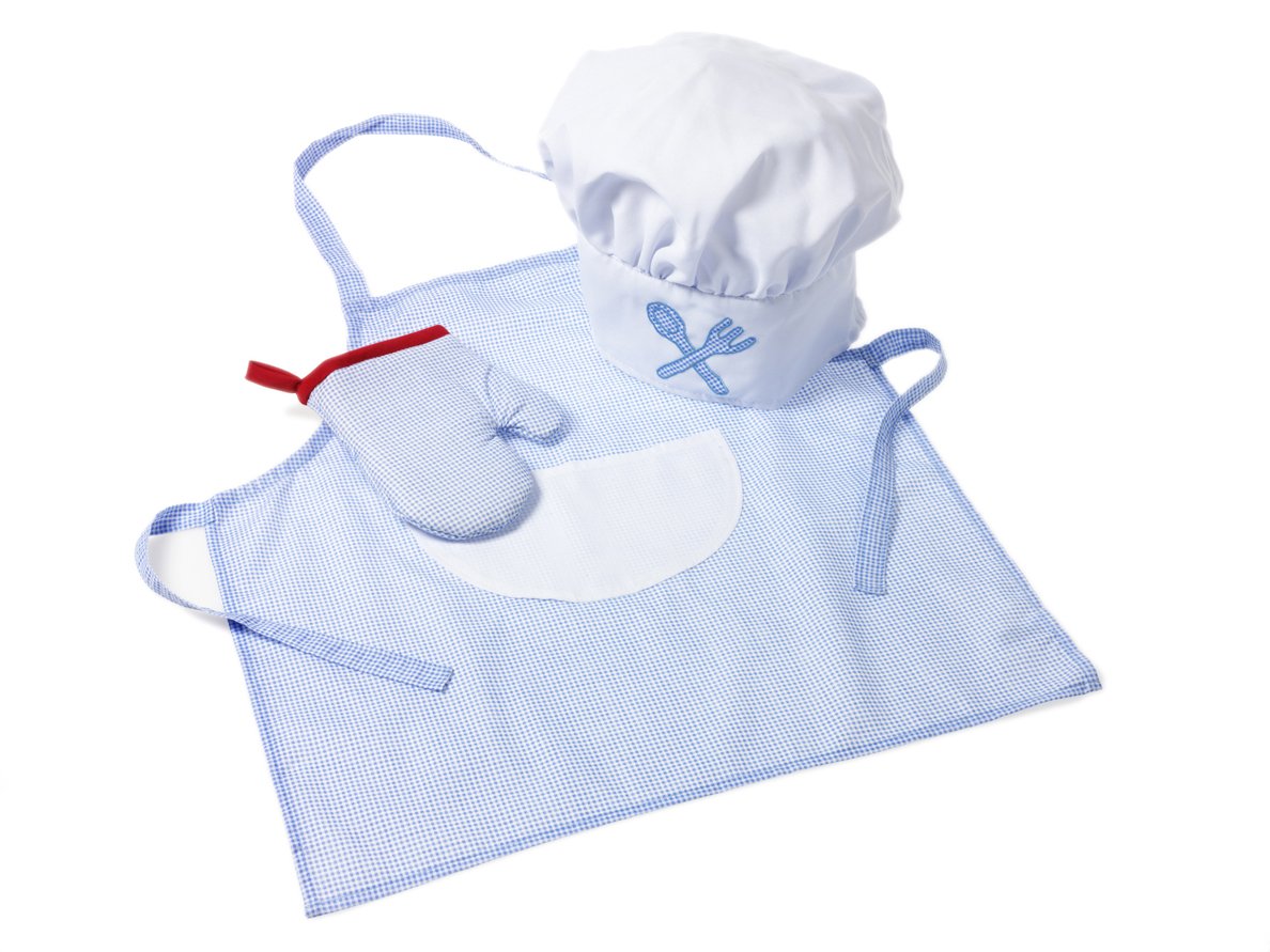 Oskar & Ellen Blue Chef's Outfit