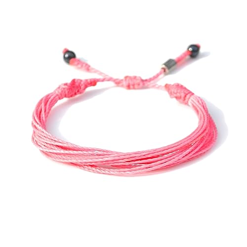 Miniatura 7 de Awareness Bracelet in Custom Colors for Men Women Kids - Multistrand String Ribbon Customized Aware Cause Jewelry