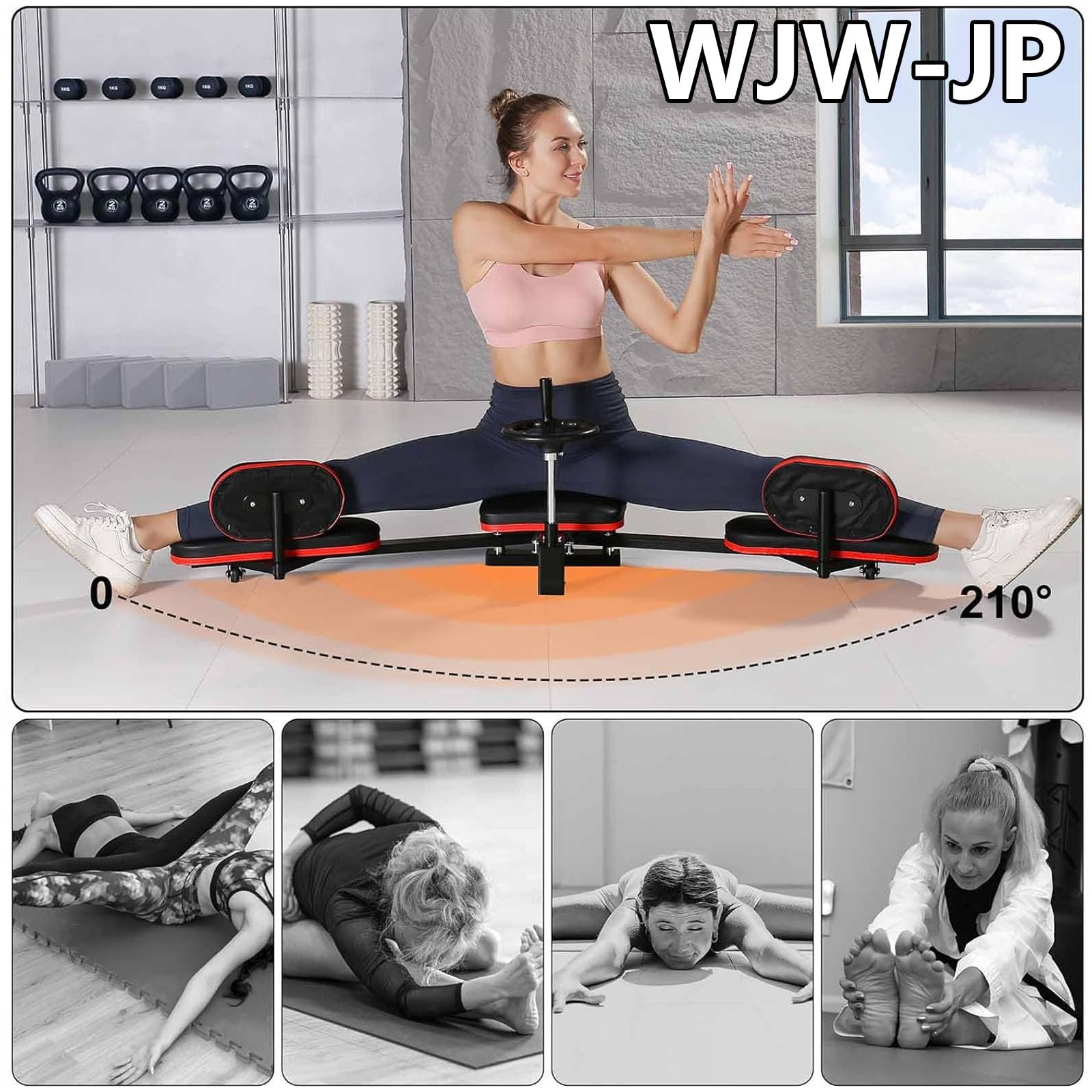 Amazon.co.jp: 開脚マシーン レッグストレッチャー 股関節 0-180度