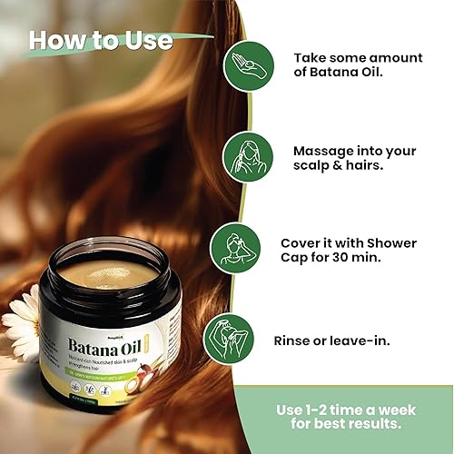 Miniatura 7 de Aceite de batana crudo 100% natural para el crecimiento del cabello, sin refinar y orgánico Dr Sebi aceite para el crecimiento del cabello de