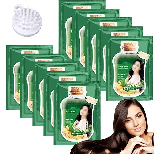 10 champú de tinte para el cabello con burbujas para plantas, regalo de Navidad, 10 unidades de champú de tinte para el cabello con burbujas para