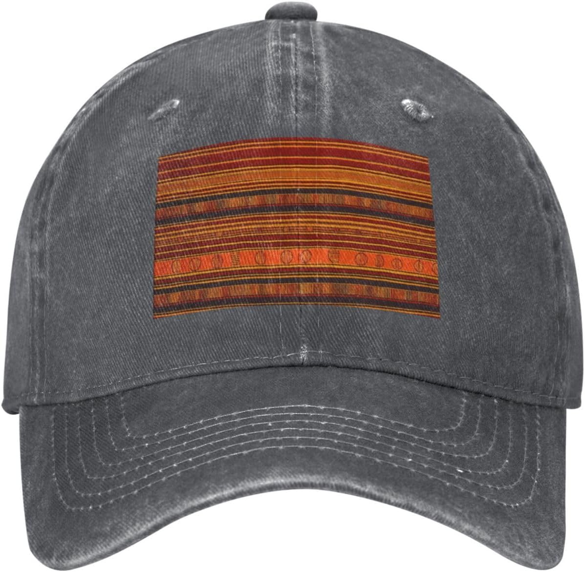 Native American Pattern Print Cowboy Hat Personalized Baseball Cap Fashion Hat Cap Funny Gifts for Women Men Deep Heather