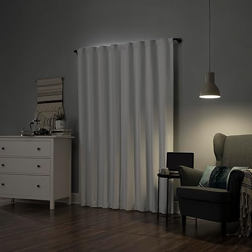 Miniatura 2 de Sun Zero Cyrus - Juego de 2 paneles de cortinas térmicas con pestañas traseras