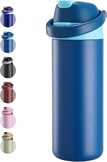 Fijinhom 18 oz Insulated Water Bottle, Stainless Steel Water Bottle with