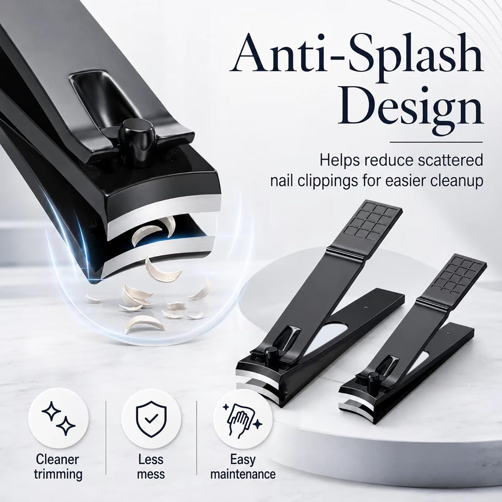 Aogeili Nail Clippers - Thick Toenails & Fingernails -4