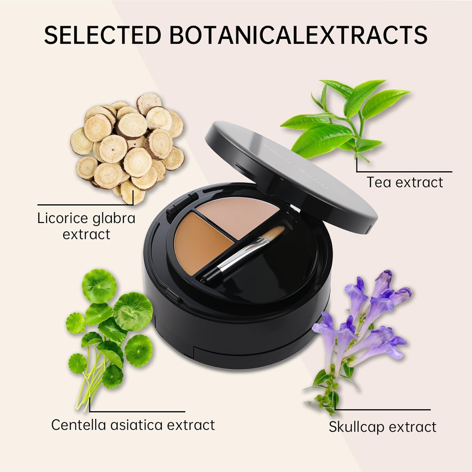 Snowzoom 4 in 1 Air Cushion Foundation-Concealer,Setting Powder-SPF 50+ Long-Lasting, Full Coverage Cushion Compact-Lightweight, Matte Finish (NEUTRAL BEIGE-For medium to deep skin tones, 13.8 g)