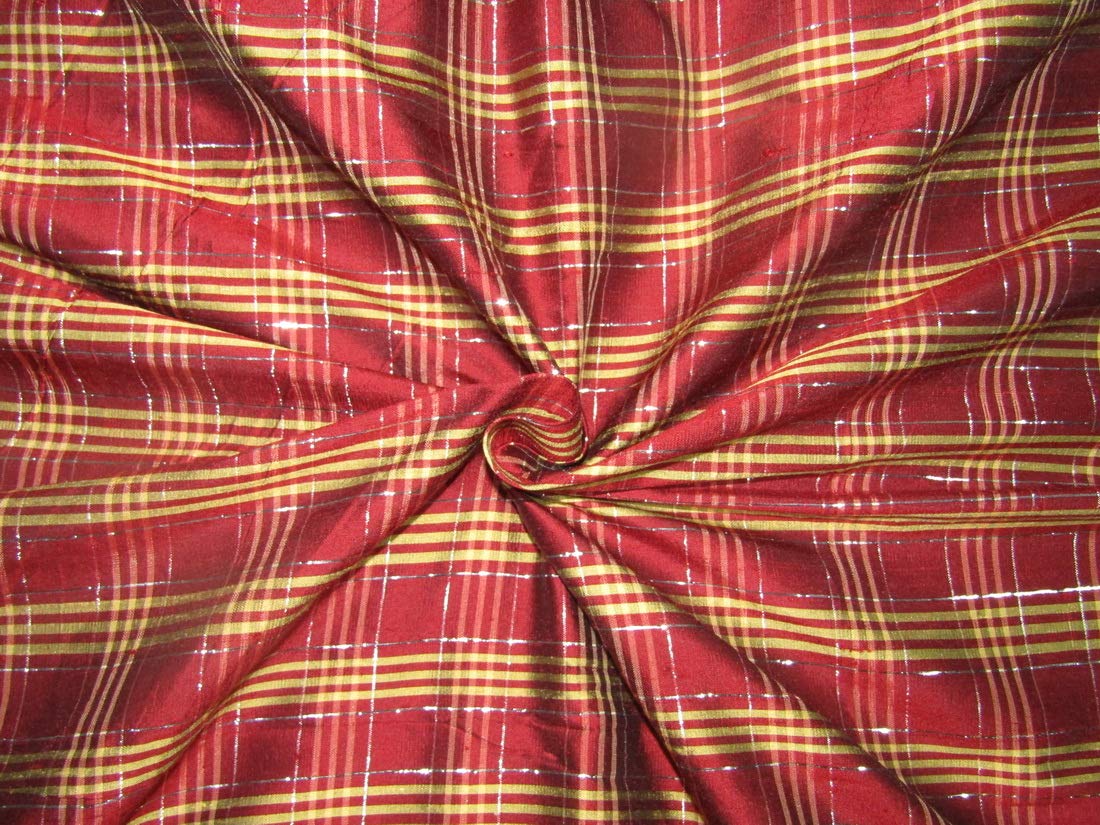 Soie Dupioni Jaune Vin Lurex pour créer des vêtements structurés sans déformation