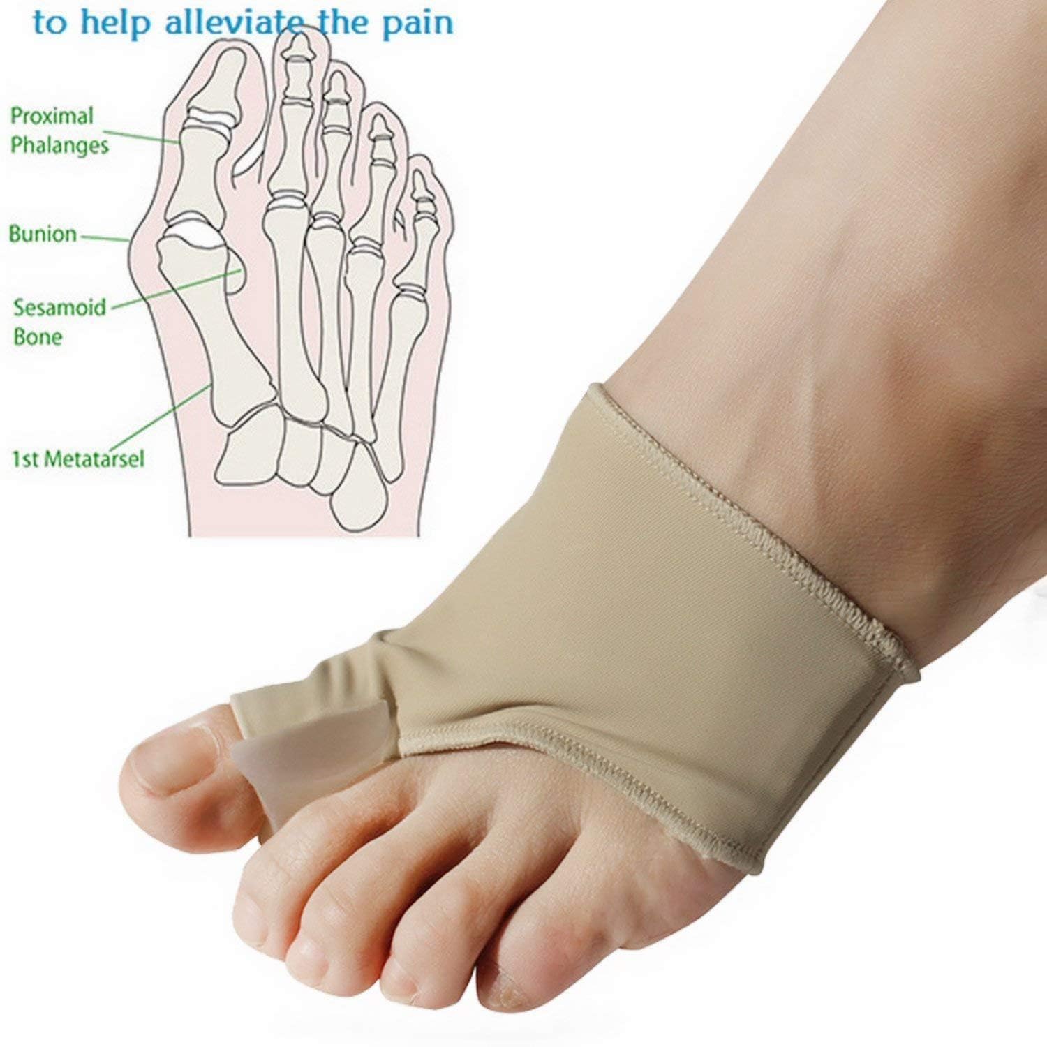 Hallux Valgus Korrektor Socken - Unsichtbar & Bequem Für Damen/Herren