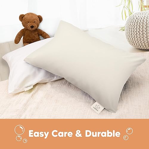 Miniatura 88 de KeaBabies Funda de almohada para niños pequeños de 13 x 18 pulgadas, funda de almohada de algodón orgánico para niños, niñas, funda de algodón suave